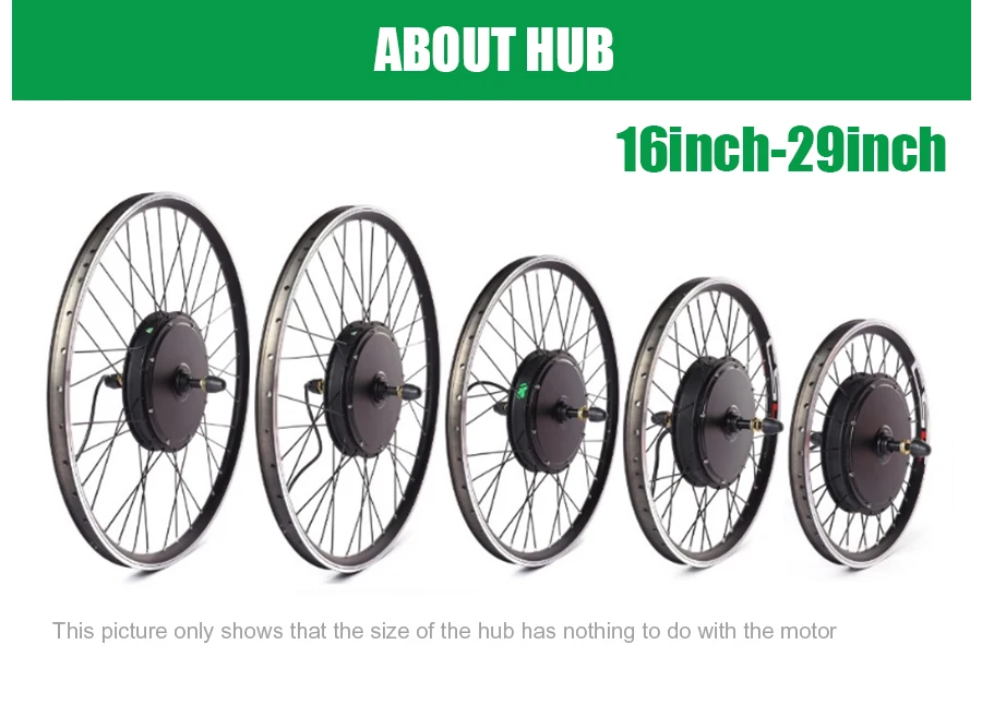 Best Selling 36v 350w 500w 1000w E Bike Electric Bicycle Parts Motor