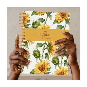 Wholesale Custom Printing Undated Budget Financial Notebook OEM Cash Envelope Spiral Diary Record Journal Weekly Monthly Planner