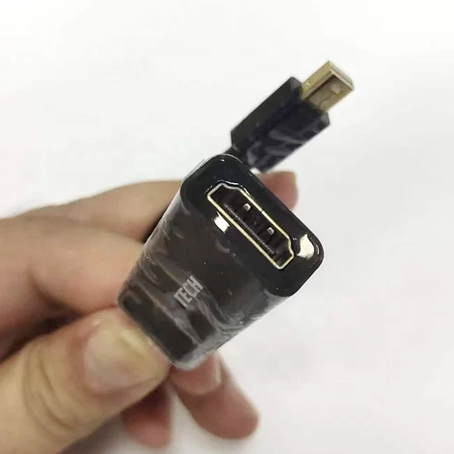 1080P ТВ-камера для ноутбука Высокоскоростной микро-HDMI штекер к HDMI Женский адаптер Кабельный