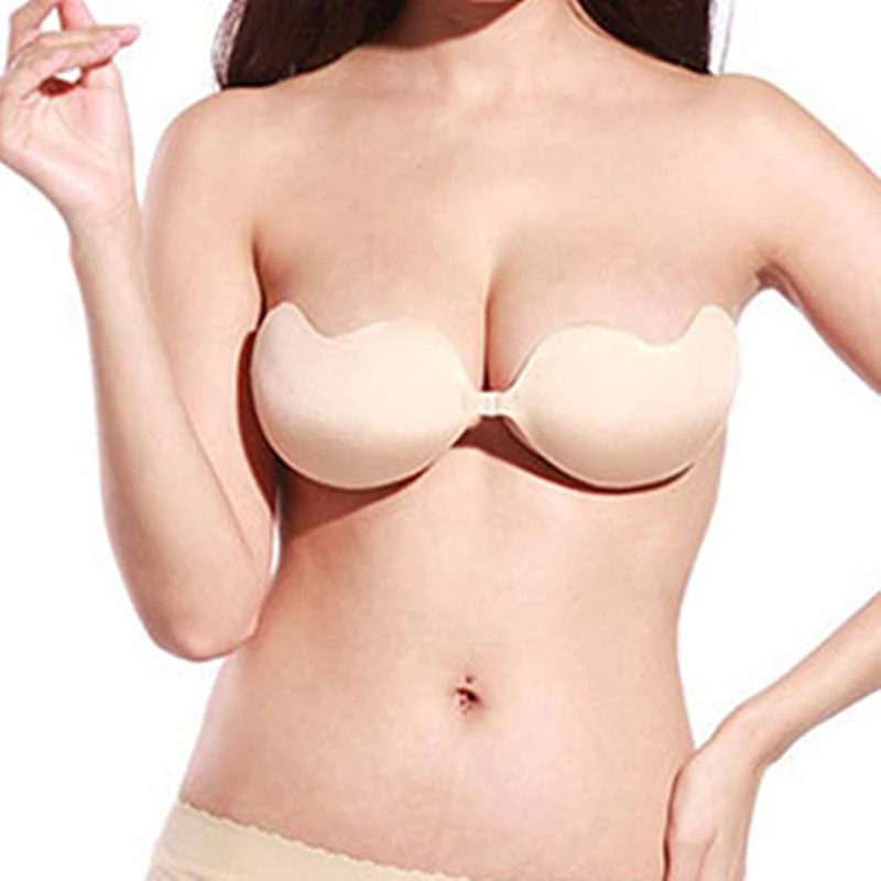 Lady Sexy Cloth Invisible Bra Breathable Push up Bra Strapless Bra