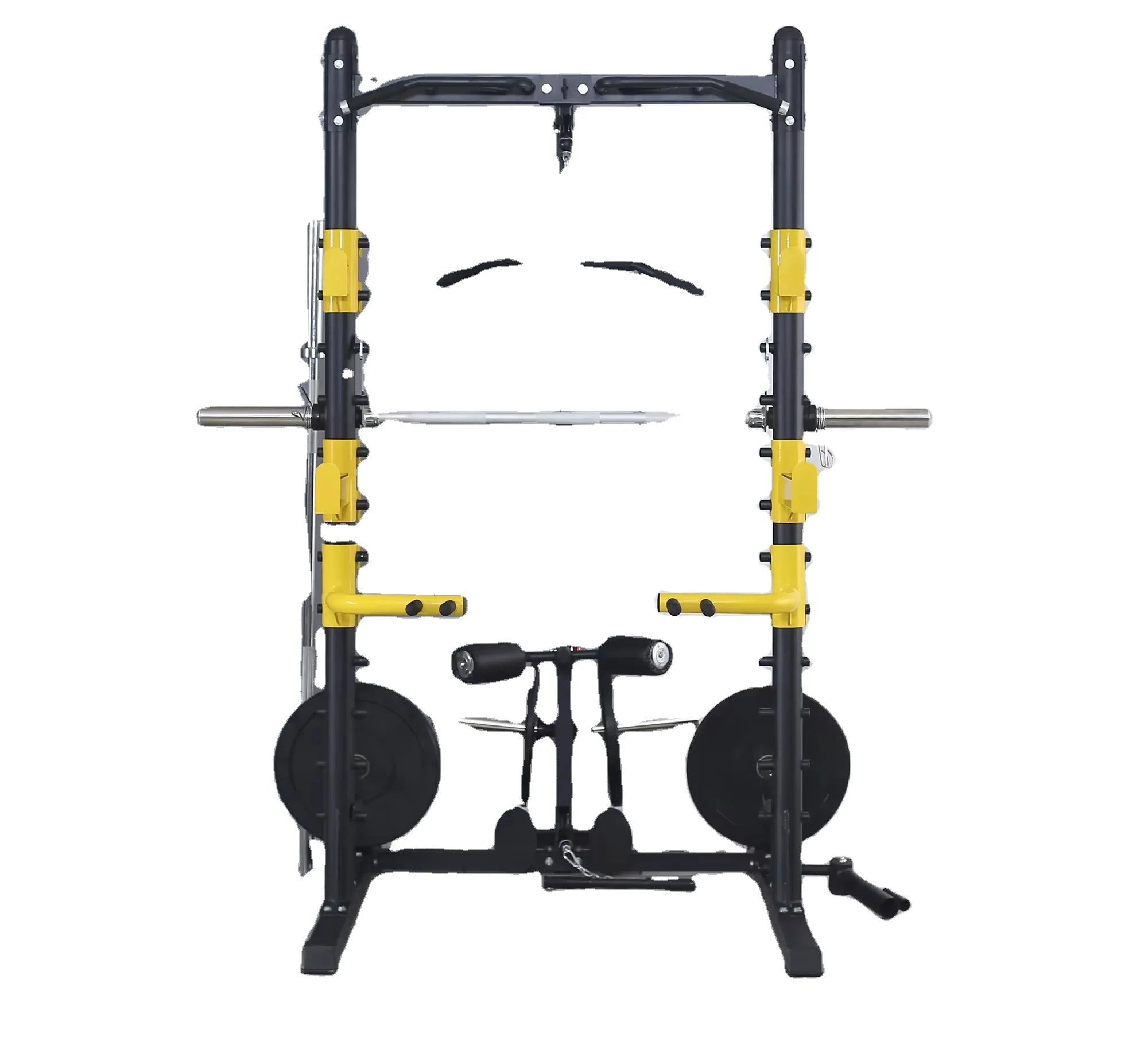 3D 스미스 상업용 체육관 스미스 머신 다기능 스테이션 3 세트 무게 스택 케이블 크로스 오버 3D 머신 크로스 오버 기능