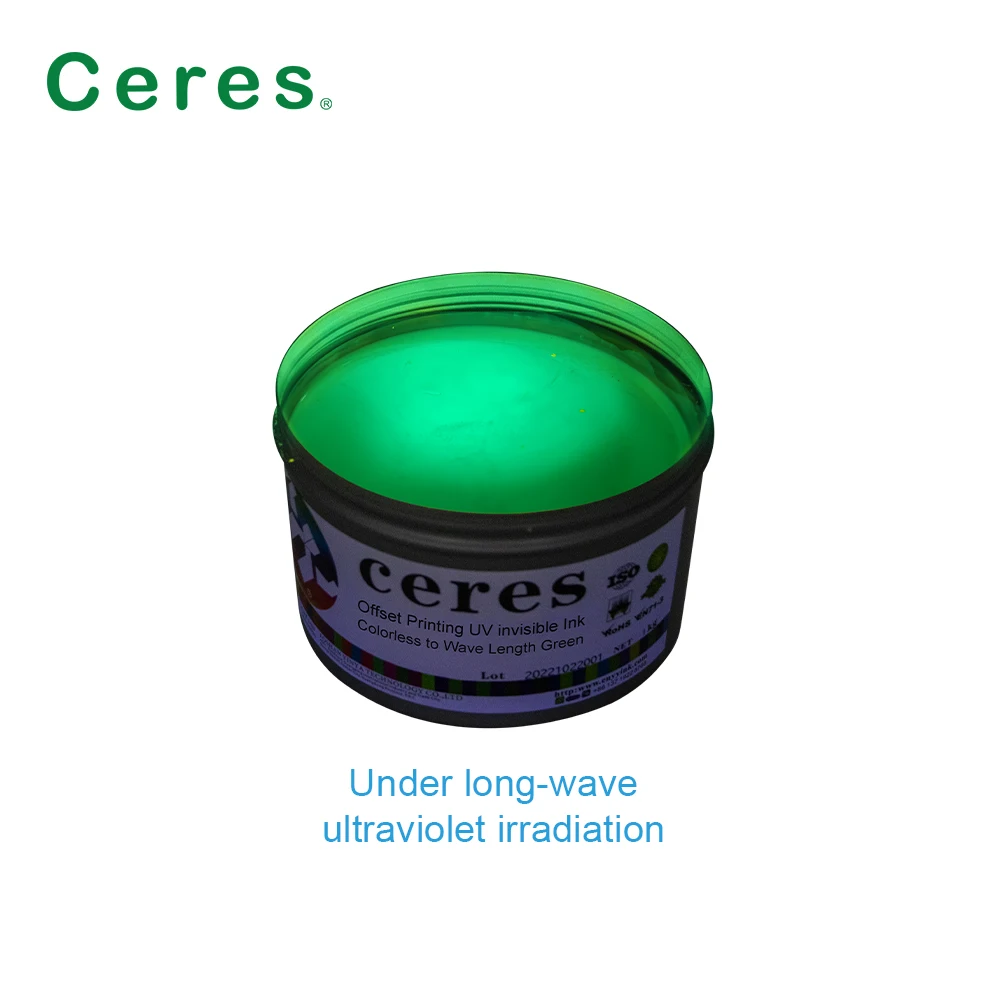 Ceres Hot Selling UV Invisible Ink Offset Printing Screen Printing