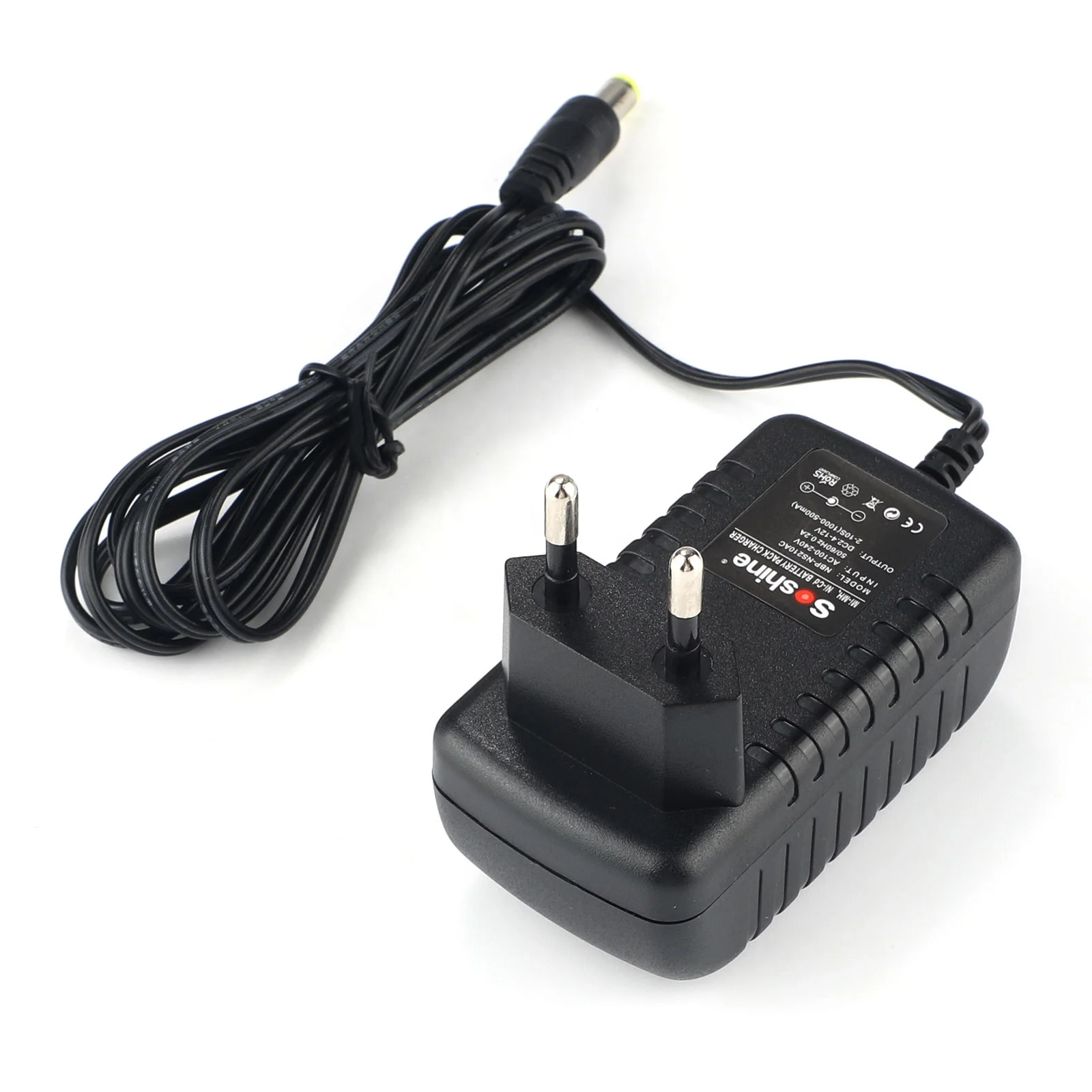 6V 500mA EU plug AC100-240V Travel charger JST connector For NiMH NiCD battery 