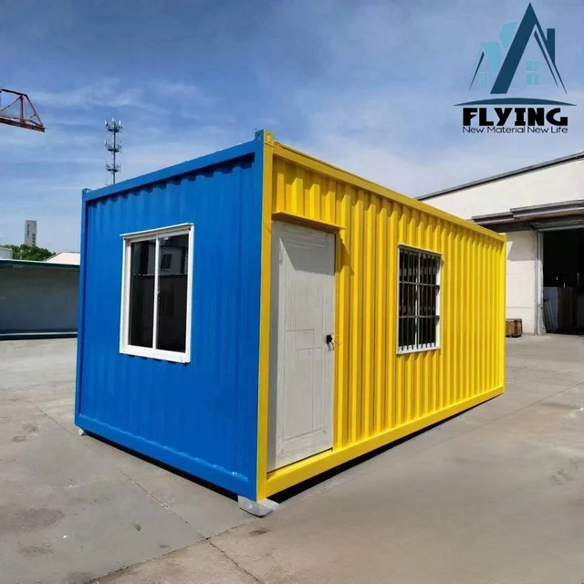 Portable Prefab Detachable Container House for Office Shop Bathroom-20ft 40ft Corrugated Steel Sandwich Panel for Home Use
