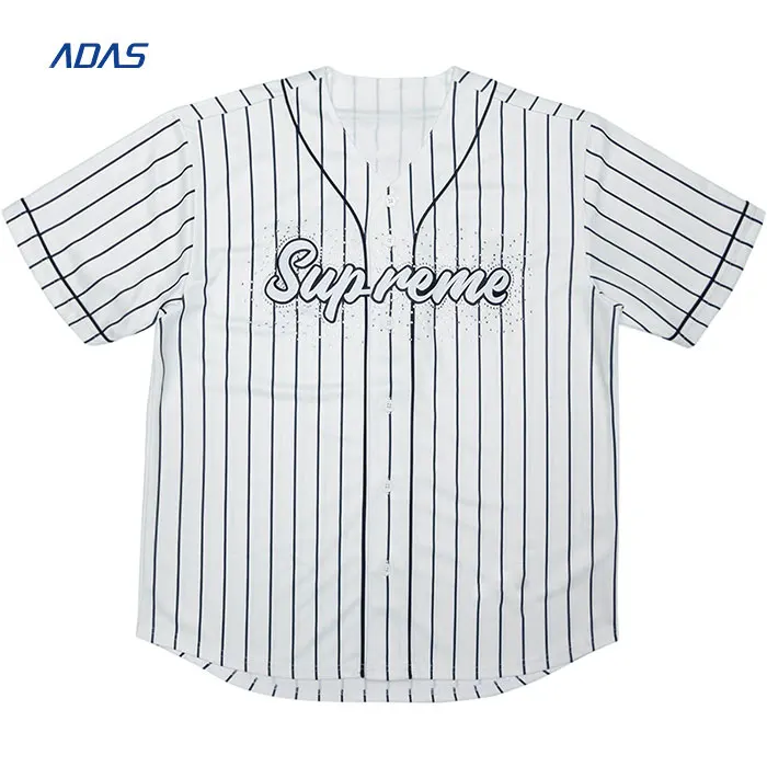 Source Custom striped baseball jersey mens throwback baseball jersey on  m.
