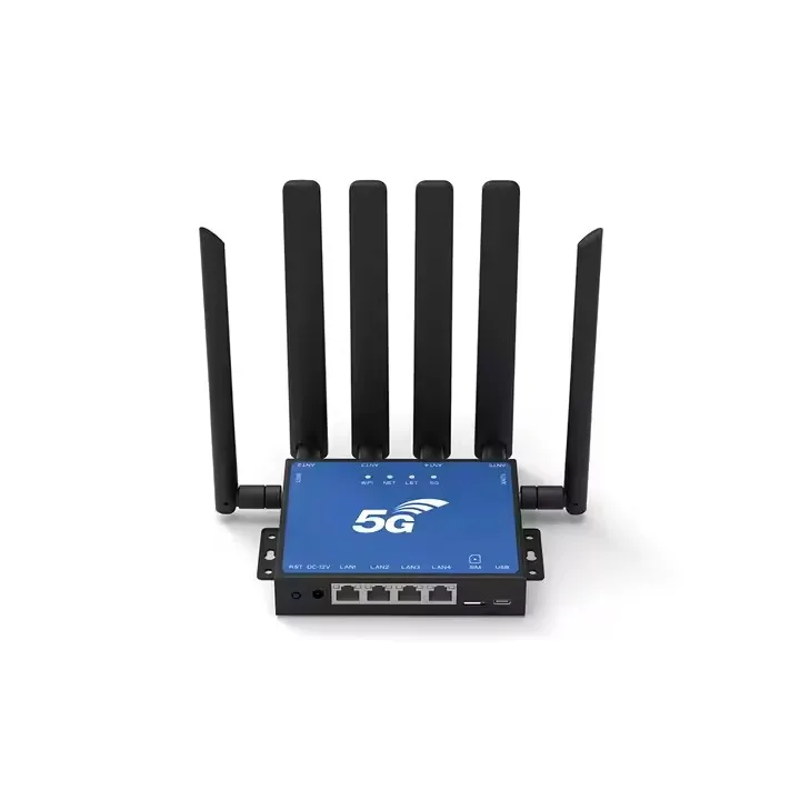 Custom Logo High Performance 4G 5G LTE CPE with SIM Card Slot SDX55 WiFi 6 Modem Router 5G