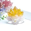 colorful No. 11 Citrine + White Crystal