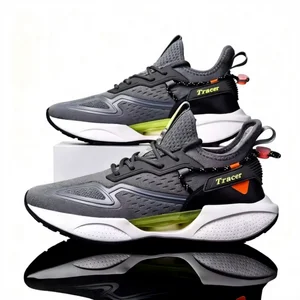Men's New Running Shoes Breathable Mesh Surface Casual Sports Lightweight with EVA Insole for Spring Summer Autumn