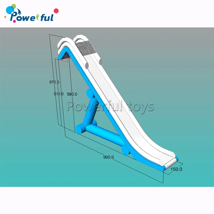 Inflatable Pontoon  Boat Slide  Inflatable  Floating Yacht  Water Slide