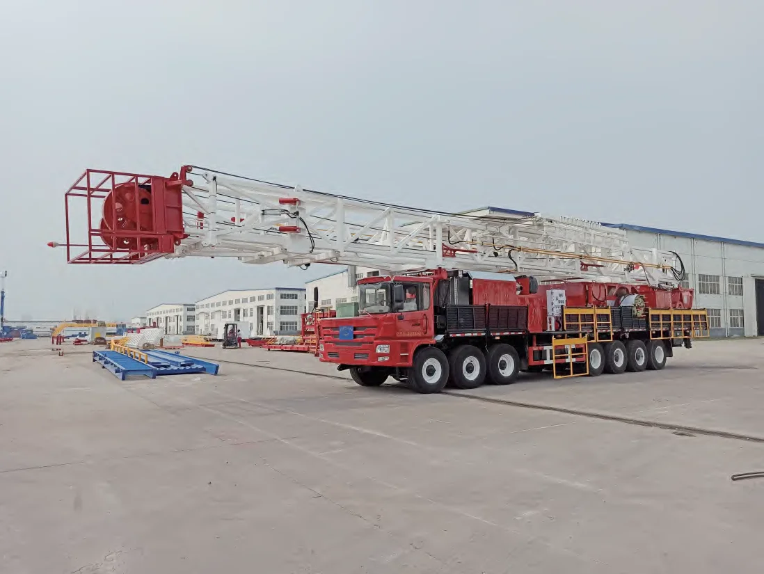 Workover Rig Engine Truck Mounted Workover Rig Conventional Diesel Engine Perfect ...