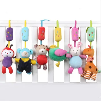 Customized Creative Cartoon Wind Chimes Ornament Baby Stroller Hanging Bell soft Toy