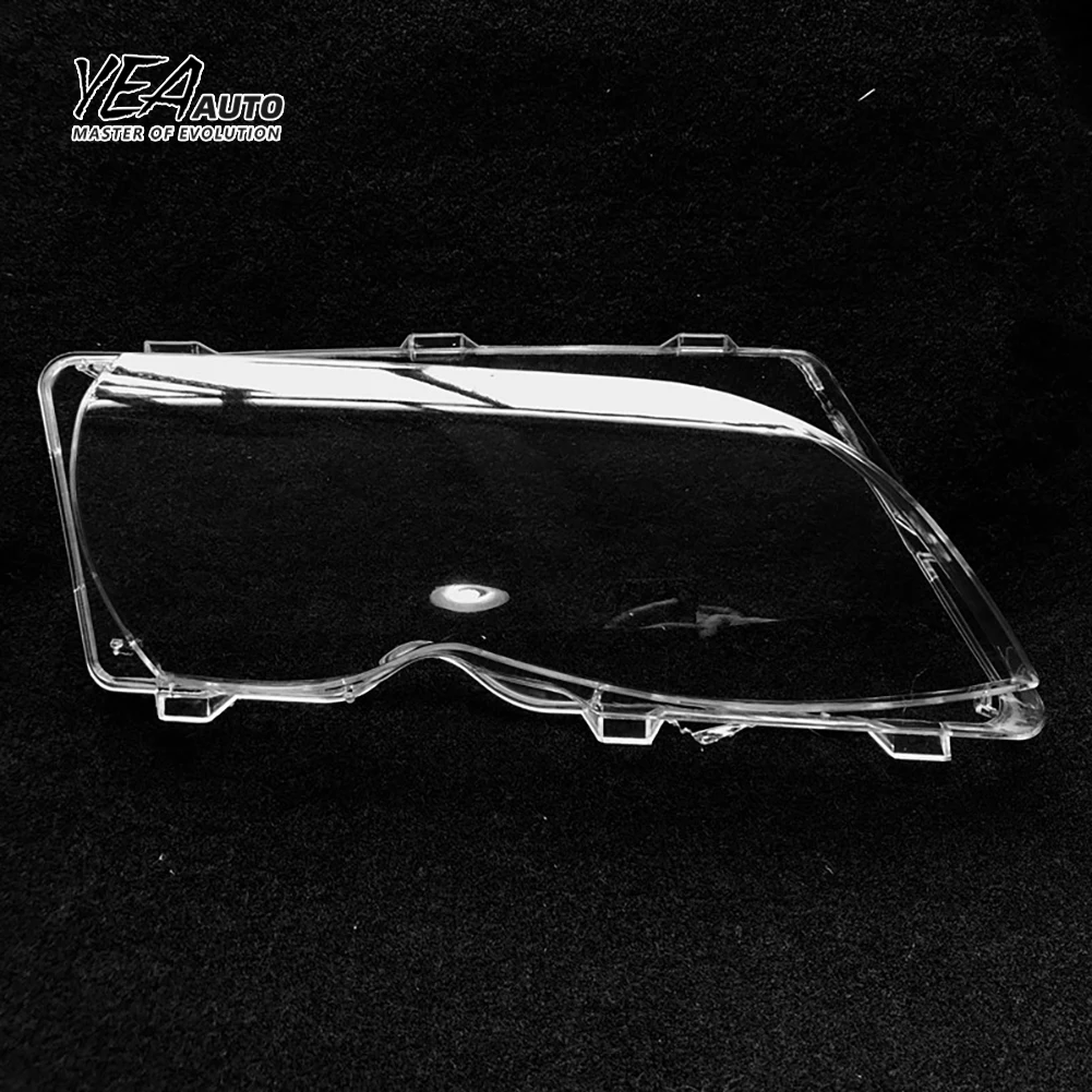 product yea auto car headlight cover lens glass pc lampshade for bmw 3 series e46 318i 320i headlamp shade lens cover 2002 2004-32