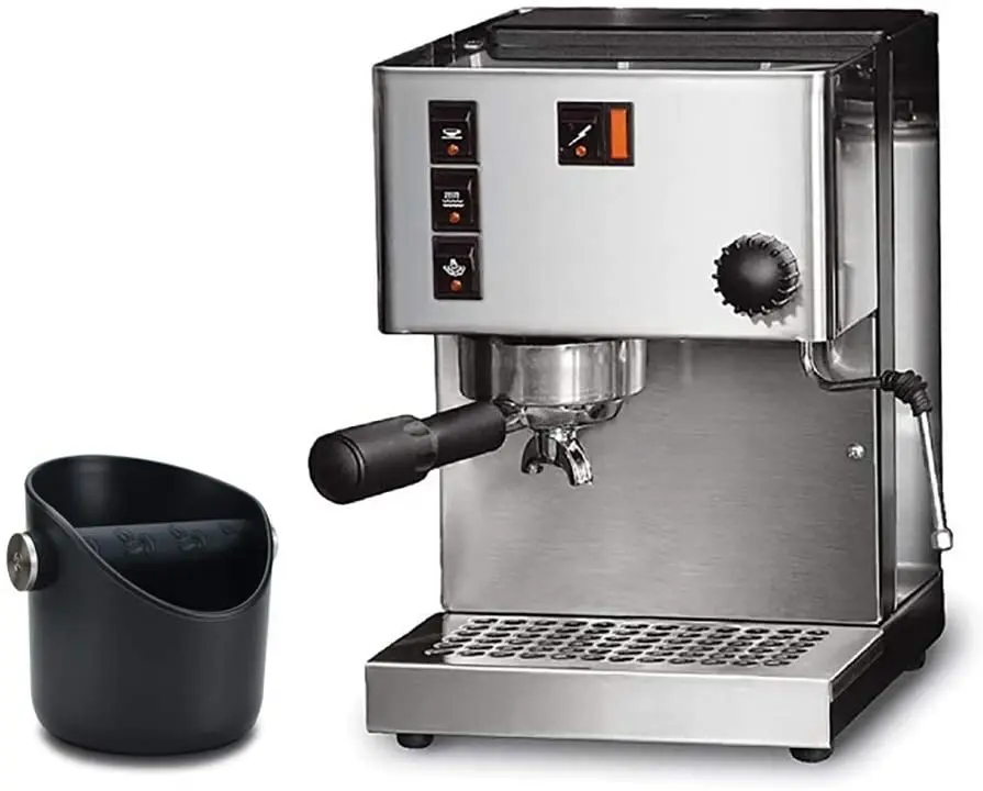 Durable Coffee Trash Can Multi-purpose Espresso Knock Box with Detachable Rubber Bar