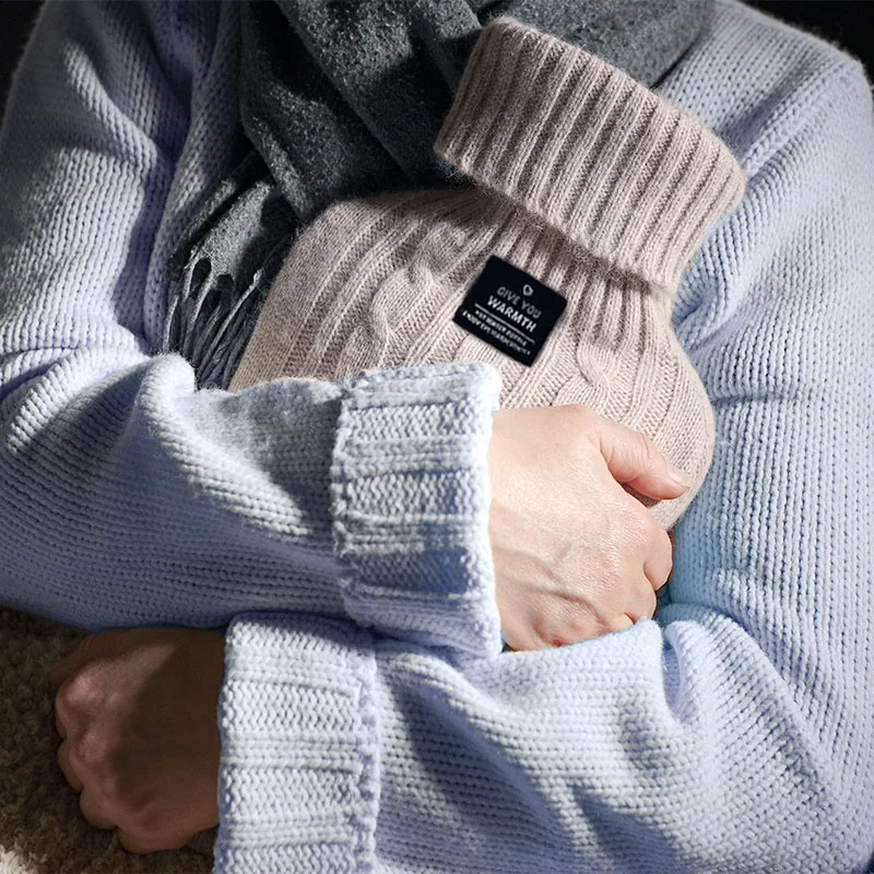 Меховой чехол для сумки с горячей водой и подушка из ПВХ