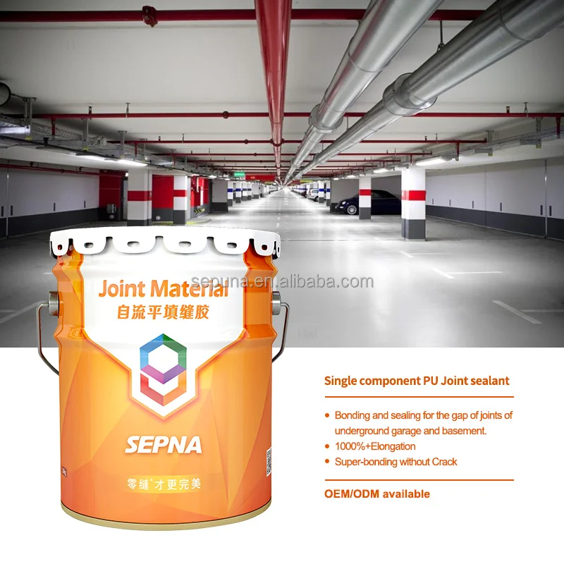 PU One Package Liquid Modified Siloxane Construction Sealing Gum for Filling Concrete Joints Airport Runway Tunnel Wall Pipe