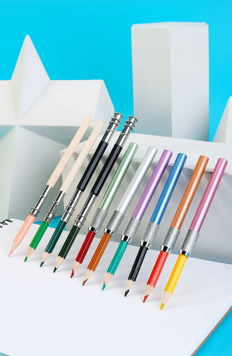 Extensor de lápiz ajustable para dibujo y pintura artística_voghion.com