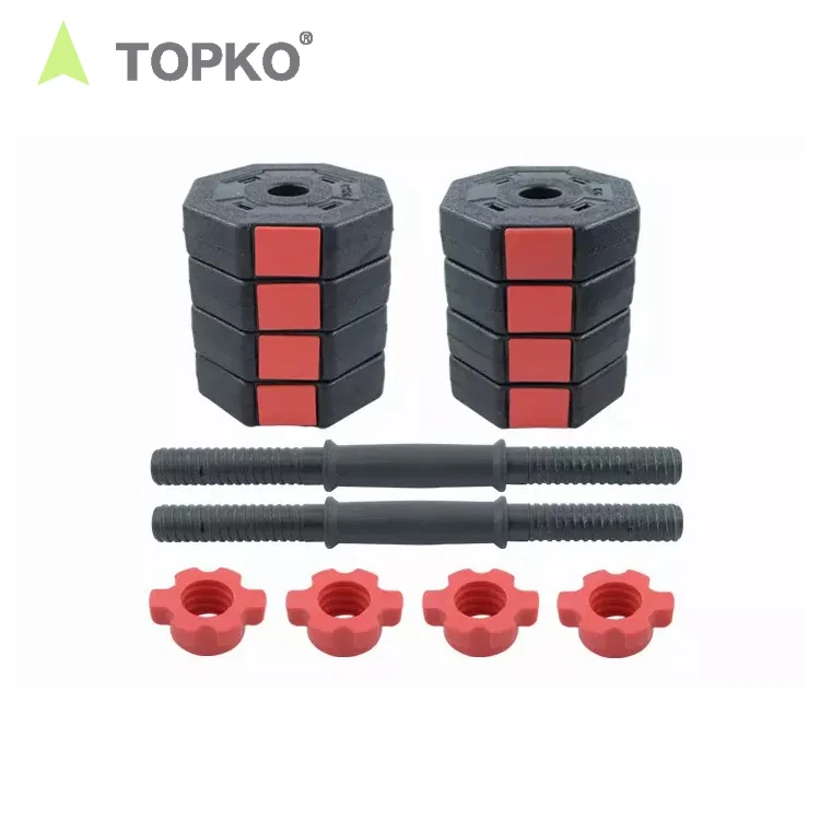 TOPKOジム機器フィットネスセメント調節可能なバーベル重量