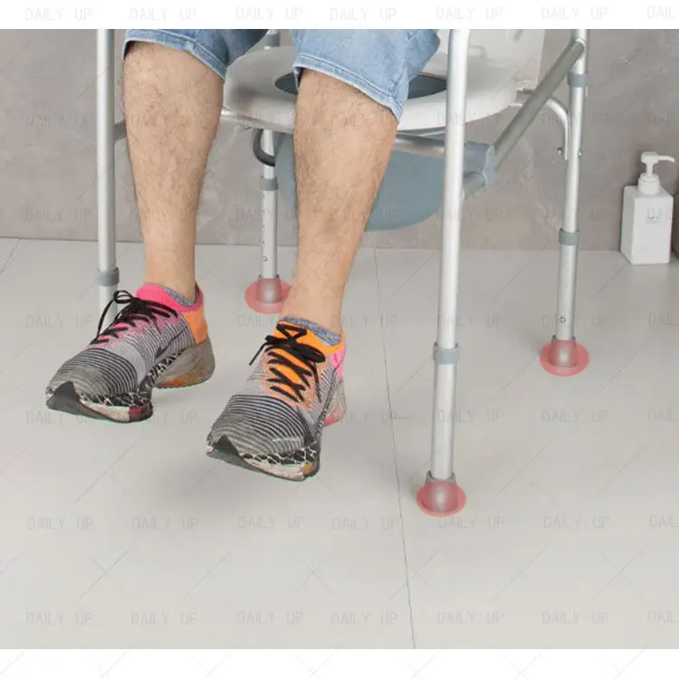 orthopedic chair with Armrest Backrest Adjustable shower Folding Toilet Chair commode chair with commode pot