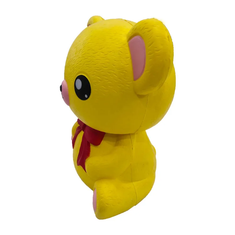 定制pu熊慢涨动物玩具坐立不安的玩具打趣pu玩具