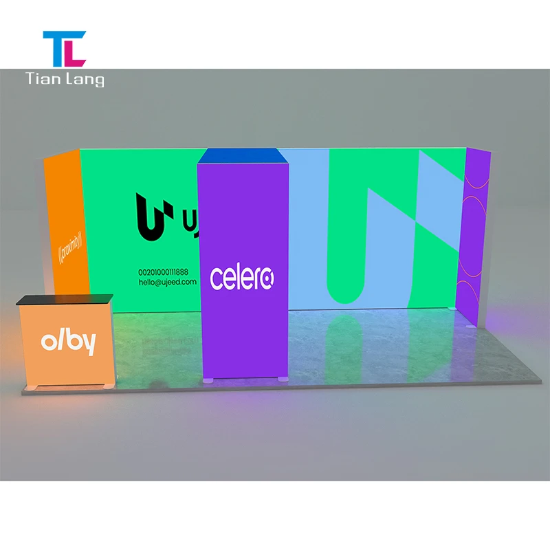 TianLang Vertreter Gesucht Werbeleuchtkasten Profil SEG-Leuchtkasten Stoff SEG-Leuchtkasten Stand Anzeigetafel mit Lagerraum und TV