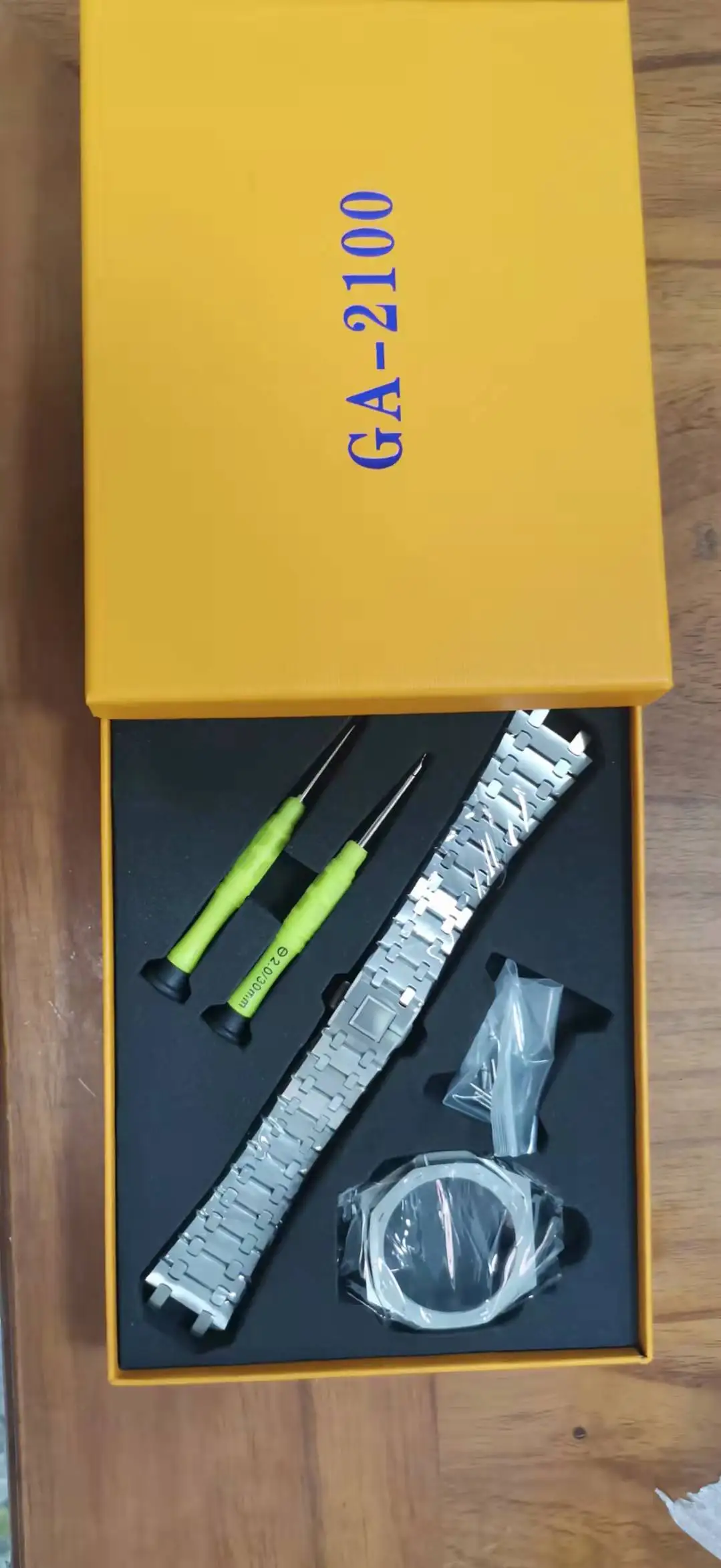 Ga2100 Mod Metal Case Luxury Watch Band 316l Stainless Steel