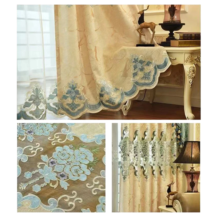 Shop High-Quality Luxury Lace Curtain Fabric Supplier