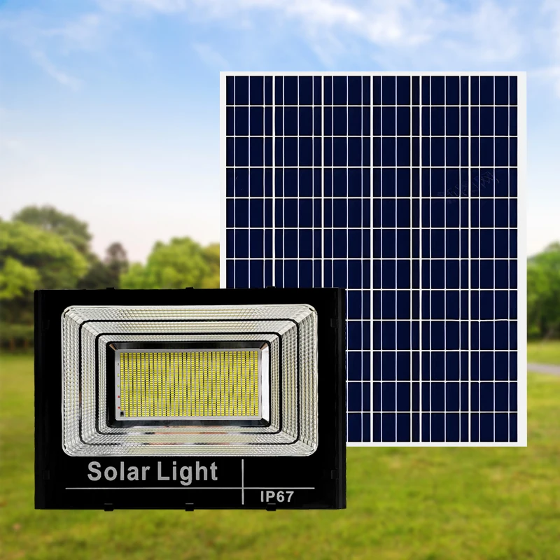 IP67 Motion Sensor Solar Powered Floodlight Reflector 1000W 600W 500W 400W 100W 200W 300W Solar Led Flood Light