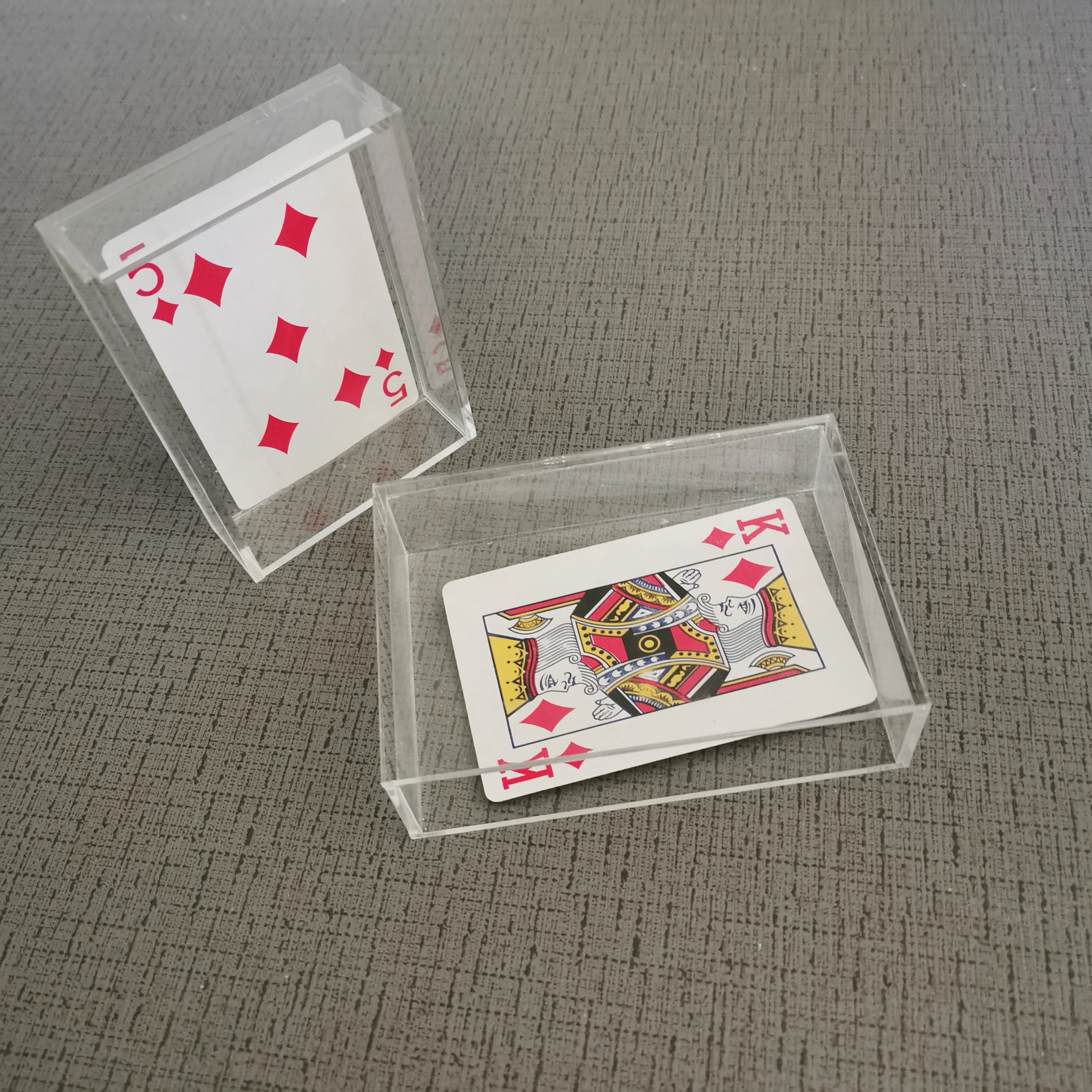 透明アクリルカードボックス（引き出し付き）| ビジネスカードケース