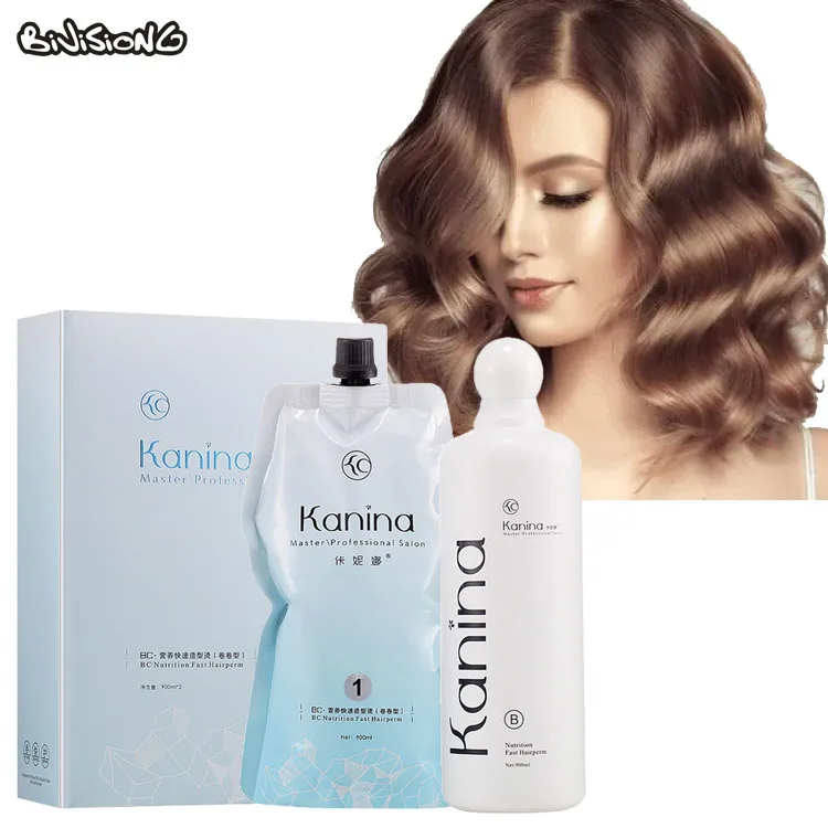 China Factory Kanina Private Label Hair Hot Perm Lotion Best Permanent Hair  Curling Cream 900ml*2 - Buy Hair Curling Cream,Hot Perm Lotion,Curl Hair  Perm Cream Product on 