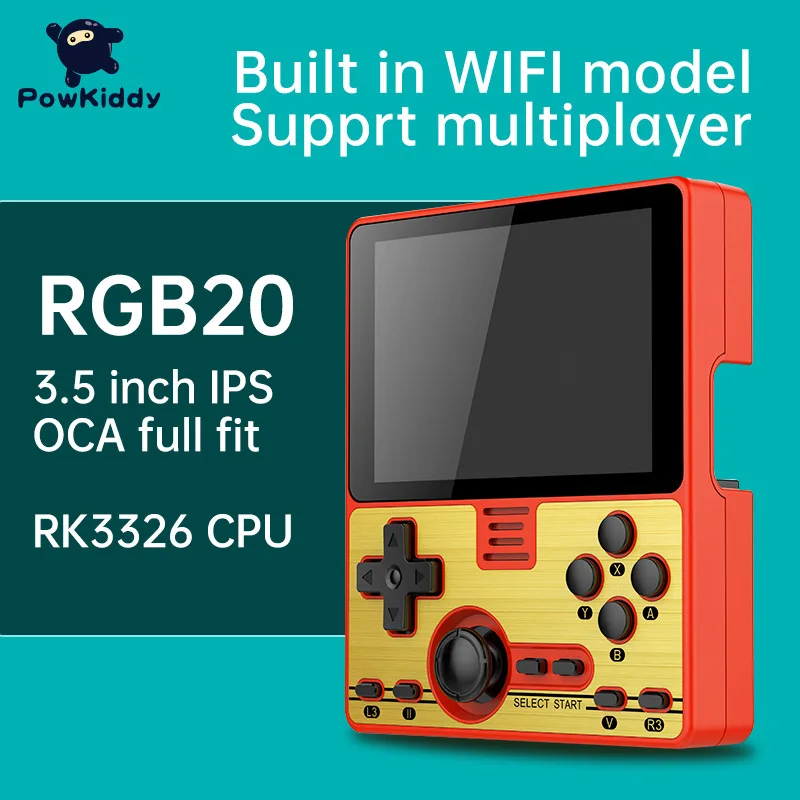 Wholesale RGB20 Retro Game Console 3.5 inch IPS Screen RK3326 chip Video  Game Handheld Support Online Gaming Game Player Children Gift From  m.