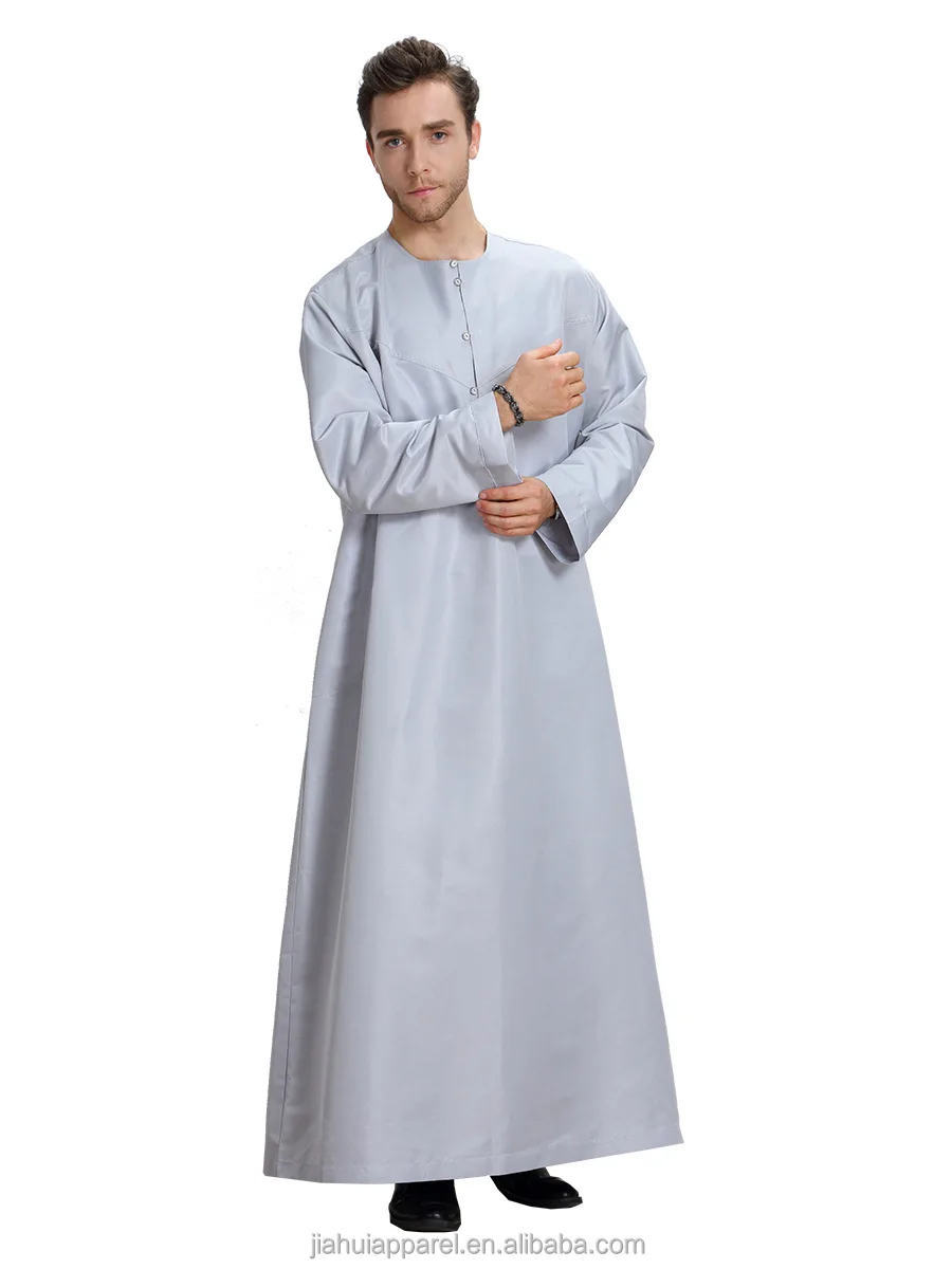 Sizes 52 to 62 Thobe,Jubba,Mens Omani Arab Robe dishdash Islamic Mens Clothing 