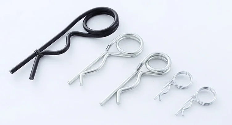 Spring R Pin Customized Stainless Steel Steel Cotter Pin or Spring R Pin Silver ...