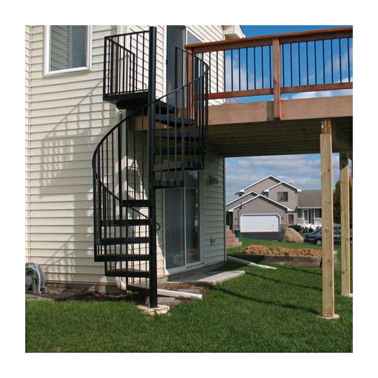 Metal Helical Stair Steel Stair Stringer Gray Iron Cast Iron Spiral ...