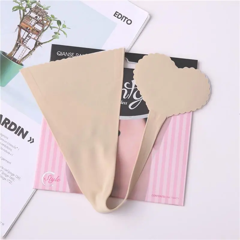 Men C-string Self Adhesive Thong Panty Invisible C Shape Pouch