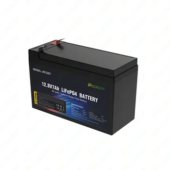 UPS LiFePO4 6fm7 12V 7AH 20HR Battery with A Grade Cell Lithium Battery 12V 7AH Sonar Ice Fishing Battery