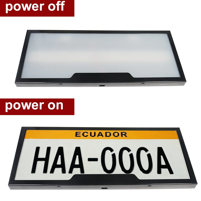 Ecuador & Philippines Fog Licence Plate Dimmer Cover Pdlc Smart Film