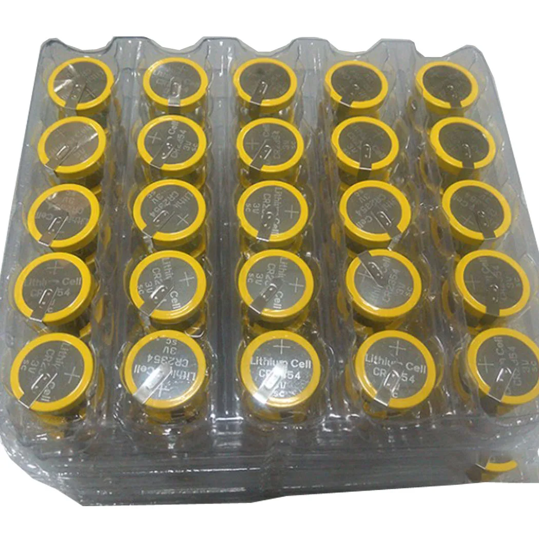 Customizable 3V Lithium Button Cell Batteries CR2450/CR2477/CR2032 2 Pin Wires for Flashlight Gameboy Advance Replacement Toys