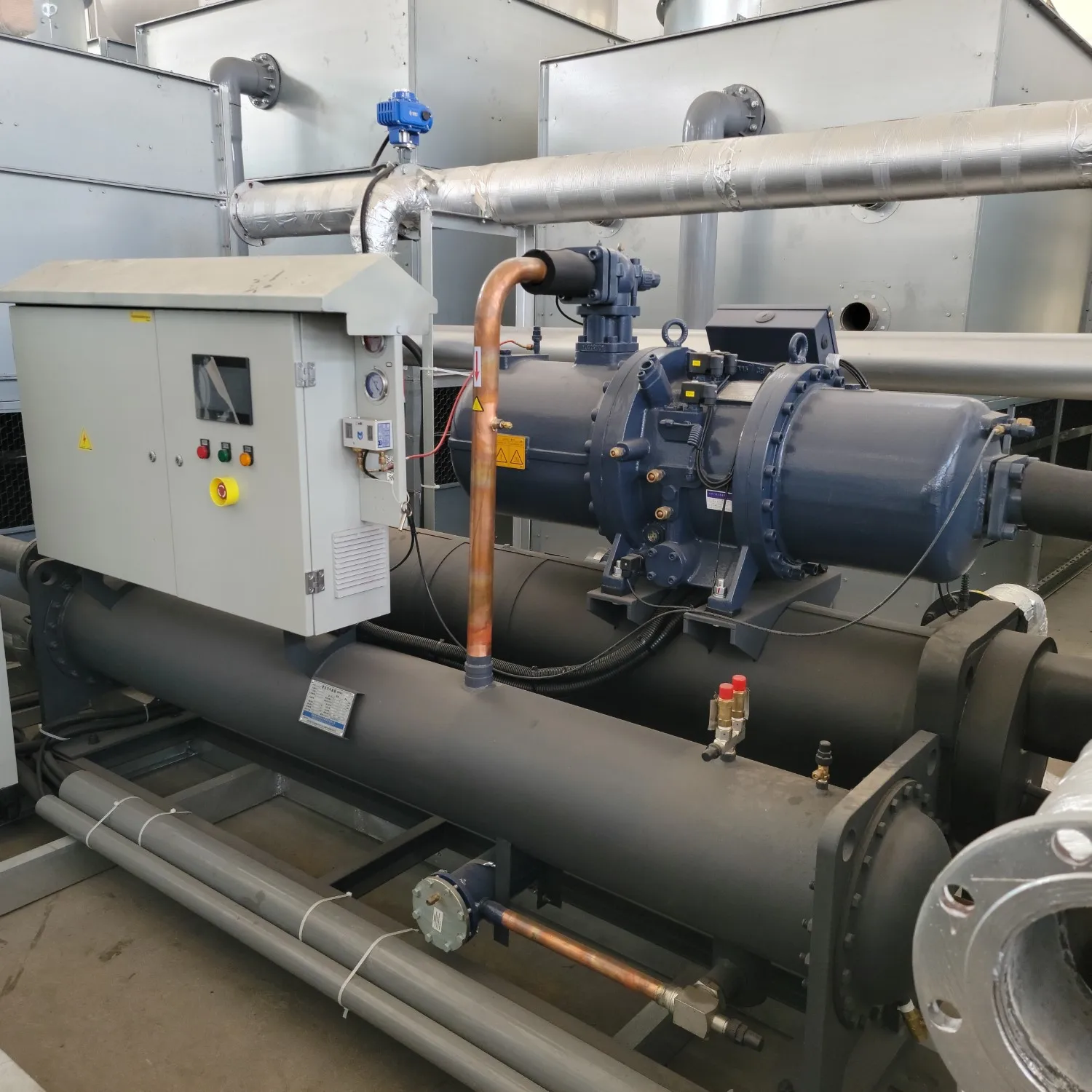 Closed Cooling Tower and Water Chiller Industrial Water Cooling System ...