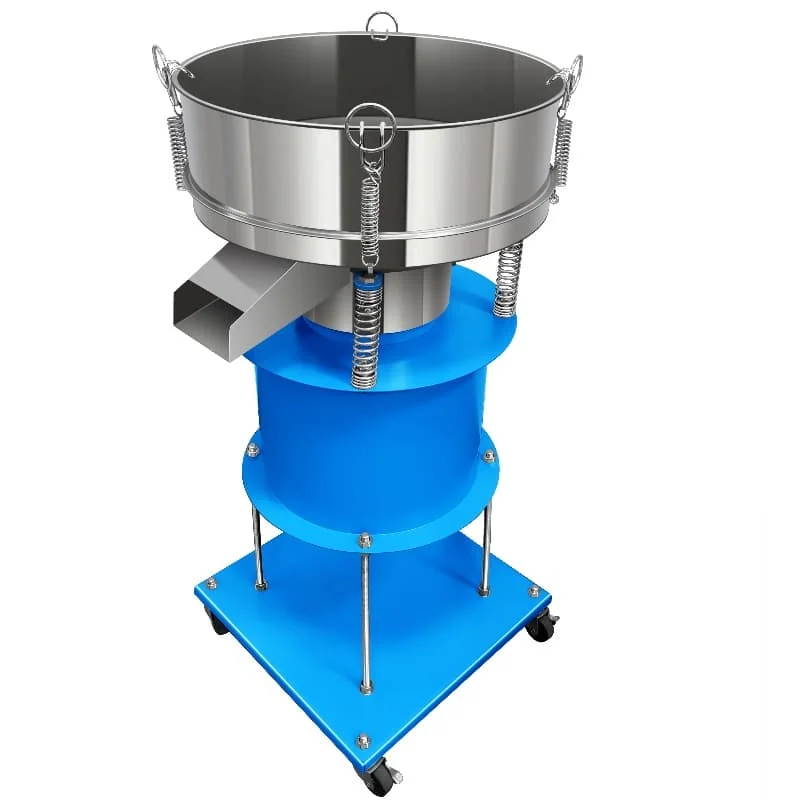 600mm Vibrating Flour Sift Machine Automatic Vibrating Grading Screening Soybean Milk Sieve Rice Sieve Machine for Food Industry