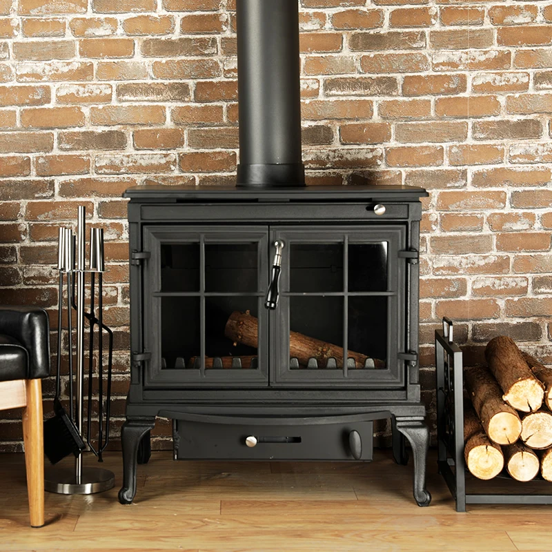 Hot Sell Black Wood Burning Stove - Cast Iron Fireplace