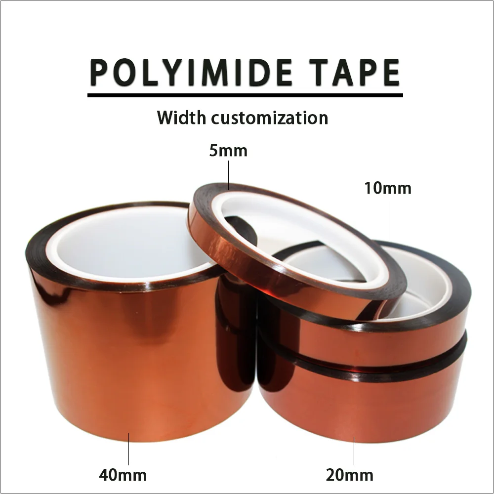 Amber Color Heat Resistant Tape For Sublimation No-residual Pi Film ...