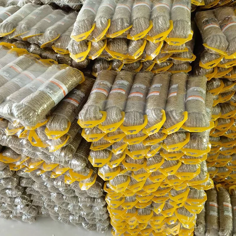 Factory Direct Supply 6-60 mm Natural Jute Rope Twine Twisted Manila Rope Hemp Rope for Craft Decorative Landscape