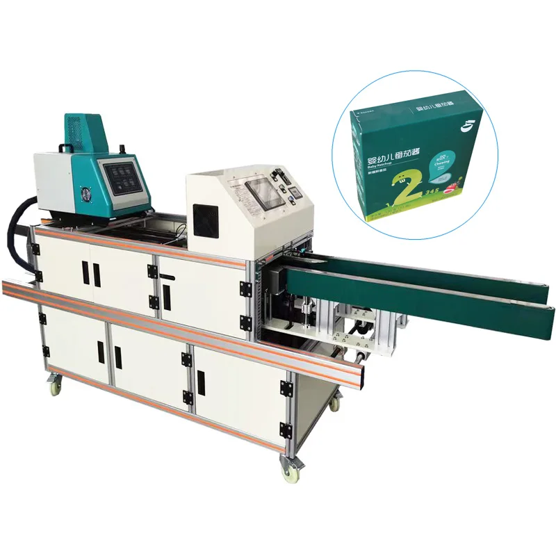 CB-110S Infant and Toddler Products Pillow Box Kraft Cartoon Sealing Machine Hot Melt Box Gluing Machine