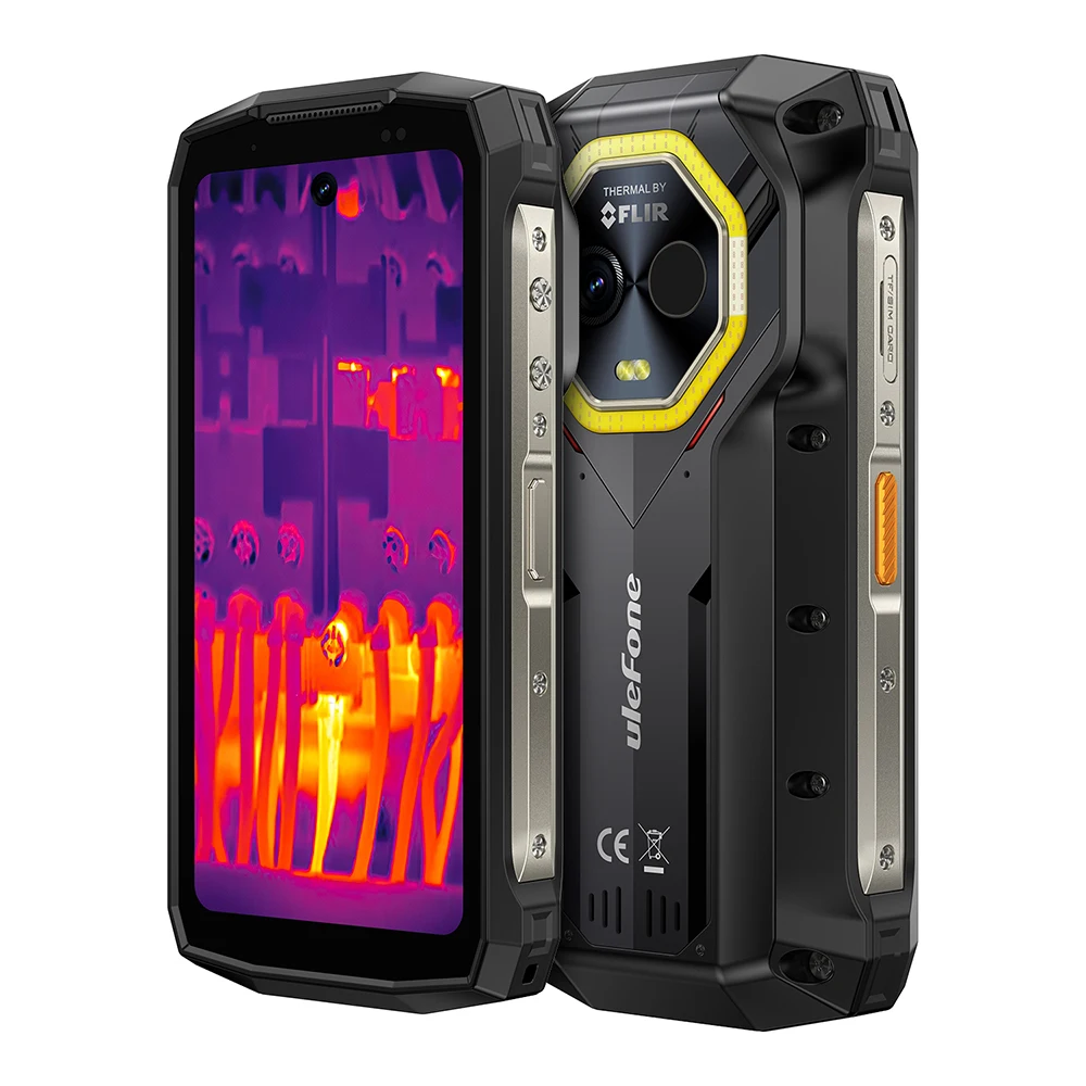 5G Mini Rugged Smartphone FLIR Thermal Image Camera 8+256GB Android 14  6200mAh NFC Global Phone Ulefone Armor Mini 20T Pro