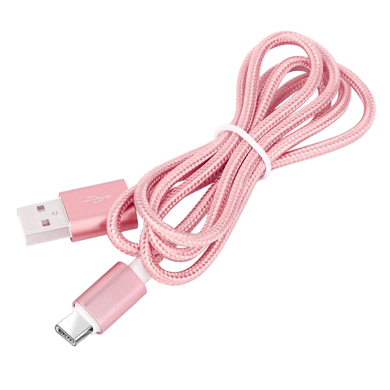 Бесплатная доставка в США, нейлоновый кабель для iPhone, Micro USB, Type C, быстрое зарядное устройство для телефона