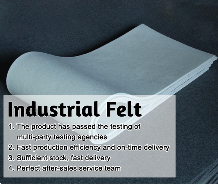 Custom Felt Fabric Roll Pieces Industrial Felt Pure Wool Felt Is Used