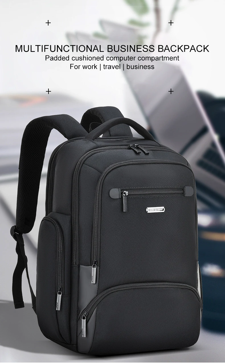 Largecapacity Multifunctional Business Backpack Fashion Backpack Men