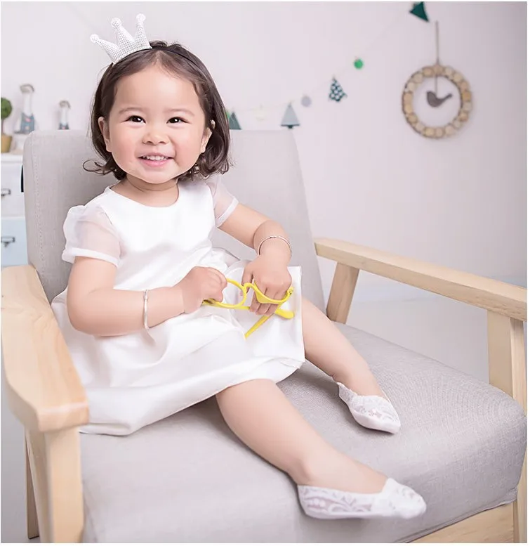 Kid Child baby Girls No Show Summer Invisible Low cut Foot Boat Cotton Lace short Liner Socks 