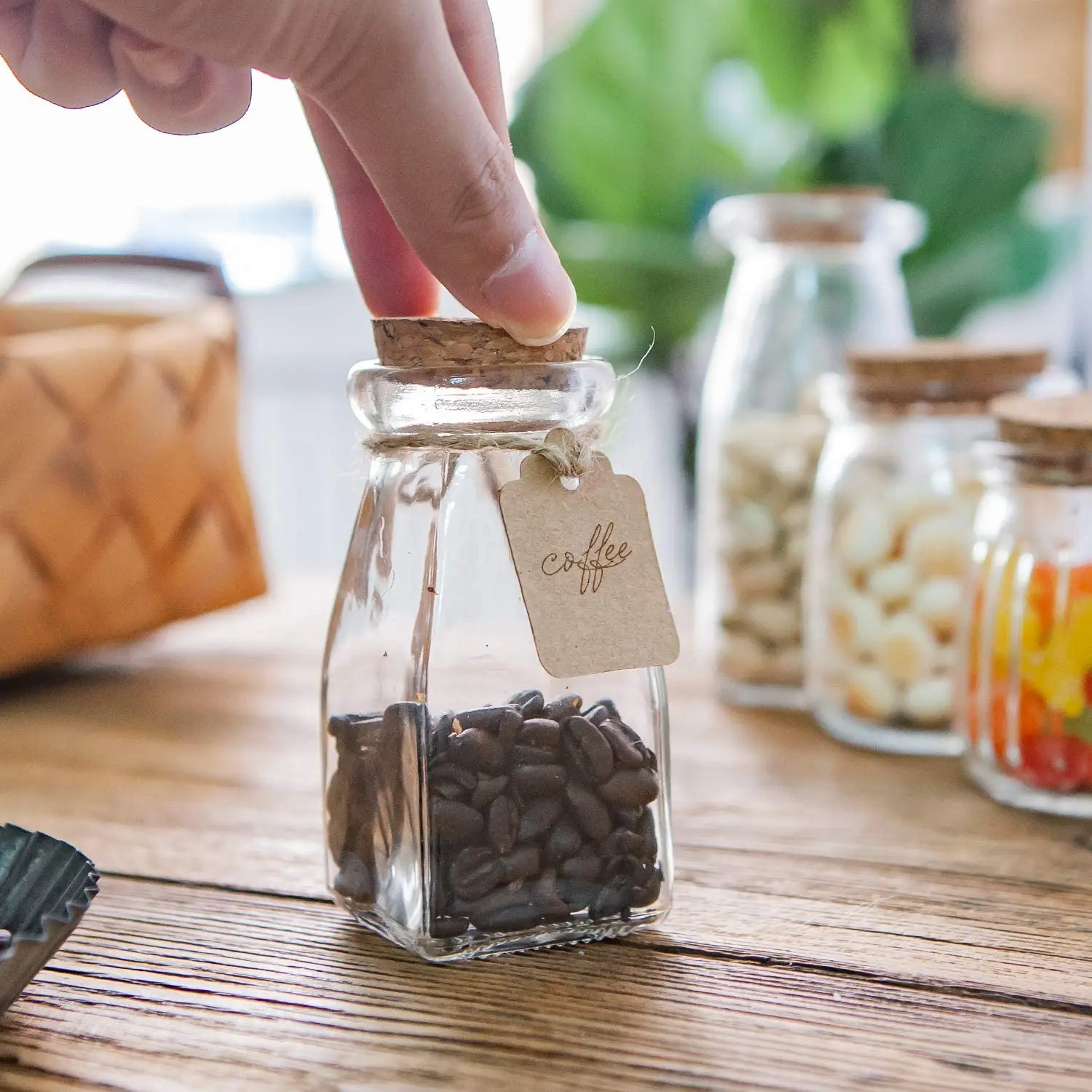 Pots Confiture Conservation Bocaux Mason Jars YBCPACK - Lot De 12 Pots Verre 250ml Avec Couvercles Bocaux Alimentaires Sans BPA