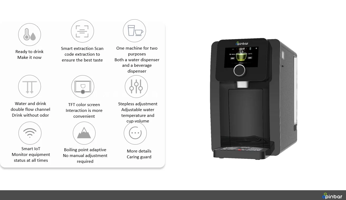 Multifunctional Touch Screen Display Desktop Plumbedin Or Water Tank